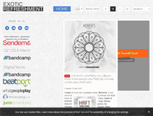 Tablet Screenshot of exoticrefreshment.com